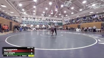 120 lbs Cons. Round 4 - Kai Duckworth, Scripps Ranch vs Matt Stoops, La Costa Canyon