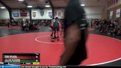 170 lbs Round 3 - Finn Wilson, Prairie City Monroe vs Calvin Schafer, Notre Dame, Burlington