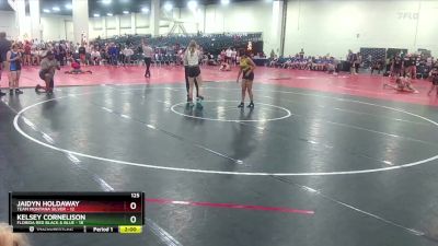 125 lbs Round 2 (8 Team) - Kelsey Cornelison, Florida Red Black & Blue vs Jaidyn Holdaway, Team Montana Silver