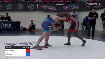 74 kg Rnd Of 16 - Marcus Espinoza-Owens, Jackrabbit Wrestling Club vs Joseph Sealey, Pennsylvania