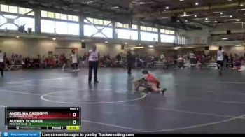 106 lbs Round 3 (4 Team) - Angelina Cassioppi, Black Mambas Red vs Audrey Scherer, Missouri Blue