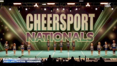 Maryland Twisters - Sidewinders [2026 L1 Youth - Small - A Day 2] 2026 CHEERSPORT National All Star Cheerleading Championship