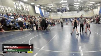 88 lbs Cons. Round 4 - Max Nixon, Green Canyon Wrestling vs Winston Knight, Northside Wrestling Club