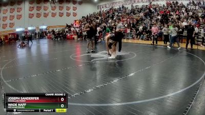 144 lbs Champ. Round 2 - Joseph Sanderfer, Massillon Perry vs Wade Naff, Mechanicsburg