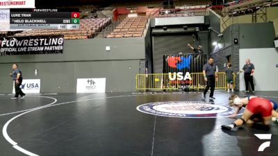 Cadet Boys Lower - 126 lbs 5th Place Match - Luke Tran vs Helo Blackwell, Central Catholic Wrestling Club