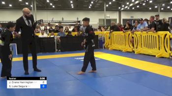 Joshua Crane Harrington vs Steven Luke Segura 2024 IBJJF Jiu-Jitsu CON International