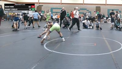 92 lbs Round 3 (8 Team) - Noah Hein, The Outsiders vs Manny Coello, Headhunters