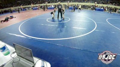 67 lbs Consi Of 8 #2 - Caiden Williams, Cashion Youth Wrestling vs Maxx Dolinar, F-5 Grappling