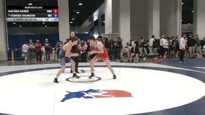 72 kg Champ. Rd Of 64 - Hayden Haber, Purple Valley Wrestling Club vs Hunter Thomson, Roughneck Wrestling Club