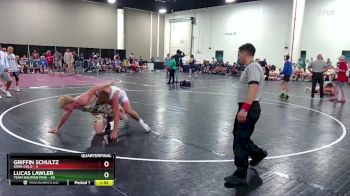 215 lbs Quarters & Wb (16 Team) - Lucas Lawler, Team Nauman Pink vs Griffin Schultz, Iowa Gold