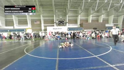 57 lbs Champ. Round 2 - Rhett Rodriguez, Hawk Wrestling Club vs Kenton Schwettman, No Escape Wrestling Academy