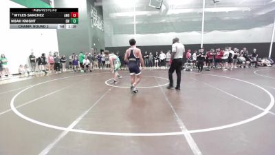 138 lbs Champ. Round 2 - Myles Sanchez, AMDG vs Noah Knight, Chickasha Wrestling