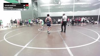 138 lbs Champ. Round 2 - Myles Sanchez, AMDG vs Noah Knight, Chickasha Wrestling