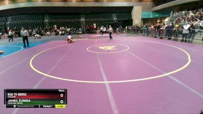 126 lbs Prelim - James Zuniga, Shadow Ridge vs Kai Yi-Berg, Folsom