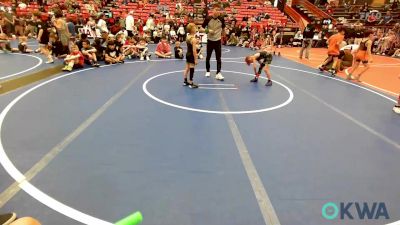 52 lbs Rr Rnd 1 - Kash Fulk, RagTag vs Bracen Bloxsom, Wildcats