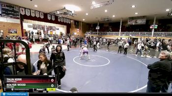 132 lbs Cons. Round 5 - Talin Kerr, Anacortes vs Kolter Wood, Kellogg