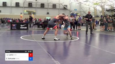 61 kg Round Of 64 - Jens Lantz, University Of Wisconsin vs Colin Schuster, Golden Pride Wrestling Club