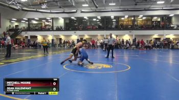 184 lbs Semifinal - Mitchell Moore, Adrian vs Sean Malenfant, Alfred State
