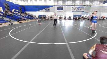 132 lbs Rr Rnd 5 - CJ Bauer, Thoroughbred Wrestling Academy vs Trebor Moreno, Team Flash