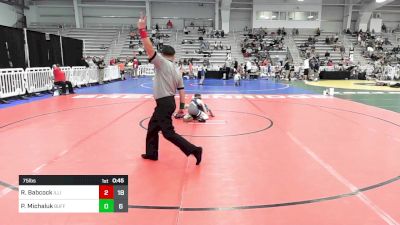 75 lbs Rr Rnd 2 - Reese Babcock, Illinois Orange & Blue vs Peter Michaluk, Buffalo Valley Elem