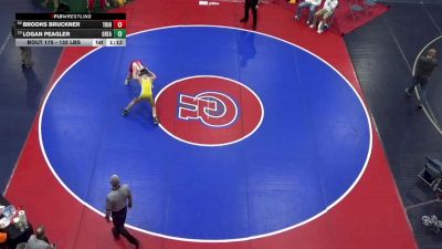 132 lbs Round Of 64 - Brooks Bruckner, Trinity vs Logan Peagler, Greater Latrobe