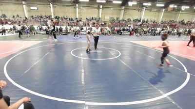 62 lbs Consi Of 8 #1 - Hayden Gutierrez, Youth Miners Wrestling vs Checotah Yazzie, SheepCamp WC