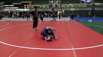 85 lbs Cons. Semi - Jaiven Weber, Team Nazar vs Jaxon Anderberg, St. Peter Saints