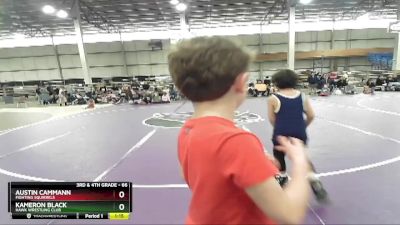 66 lbs Cons. Semi - Austin Cammann, Fighting Squirrels vs Kameron Black, Hawk Wrestling Club