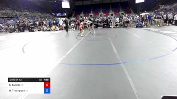 126 lbs Cons 64 #2 - Seamus Kuklok, North Dakota vs Hayden Thompson, Virginia