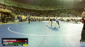 5A-175 lbs Quarterfinal - Parker Henry, MacArthur vs Spencer Davidson, El Reno