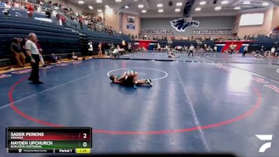 138 lbs Cons. Round 5 - Sader Perkins, Prosper vs Hayden Upchurch, Burleson Centennial