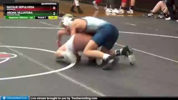 106 lbs Quarterfinal - Arona Villiatora, Shadow Ridge vs Natalie Sepulveda, Bonanza