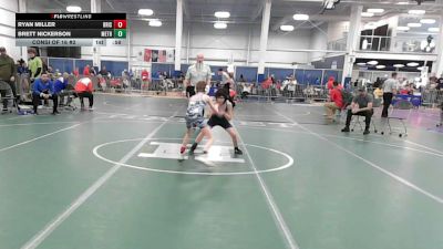63 lbs Consi Of 16 #2 - Ryan Miller, Bristol Gladiators vs Brett Nickerson, Methuen