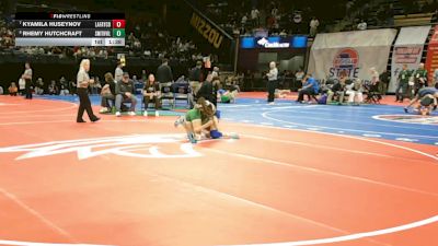 105 Class 1 lbs Champ. Round 1 - Kyamila Huseynov, Lafayette County vs Rhemy Hutchcraft, Smithville