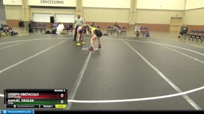 92 lbs Round 5 - Samuel Ziegler, TCWC vs Joseph Obstaculo, Unattached