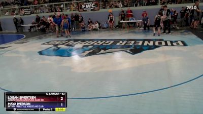 82 lbs Cons. Semi - Maya Iverson, Bethel Freestyle Wrestling Club vs Logan Sivertsen, Juneau Youth Wrestling Club Inc.