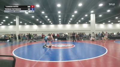 113 lbs Cons. Semis - Carson Raper, Darkhorse vs Thomas Patterson, Alpha Elite