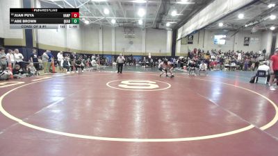 126 lbs Consi Of 8 #1 - Juan Puya, Hampden Charter High vs Abe Brown, Quabbin