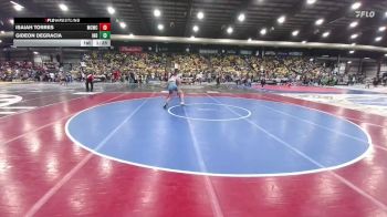 150 lbs Champ. Round 1 - Gideon DeGracia, Individual vs Isaiah Torres, Magic City Wrestling Club