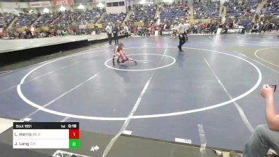 46 lbs Consi Of 8 #2 - Lawsen Harris, Bald Eagle WC vs Jayson Long, Top Notch WC