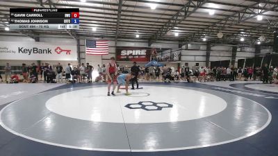 70 kg Champ. Rd Of 64 - Gavin Carroll, Dragon Wrestling Club vs Thomas Johnson, Charleston Regional Training Center
