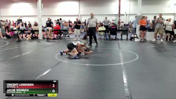 64 lbs Round 1 (4 Team) - Jacob Wenrich, Keystone Krush vs Vincent Lissenden, Ruthless