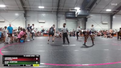 170 lbs Round 1 - Kaid Horton, SGWA vs Jayden Davis, Unattached