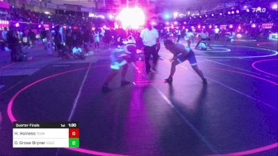 190 lbs Quarterfinal - Holden Hoiness, Team Montana vs David Grose Bryner, Colorado Bad Boys