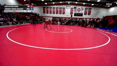 145 lbs Semis & 1st Wrestleback (8 Team) - Andrea Vidrio Majano, Mt. San Antonio College vs Kaylyn Williams, Sacramento City College