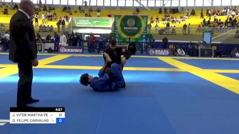 JOÃO VITOR MARTHA PEREZ vs DAVID FELIPE CARVALHO DA SILVA 2023 Brasileiro Jiu-Jitsu IBJJF