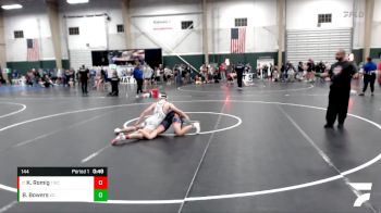 144 lbs Cons. Round 3 - Kaden Romig, Torrington Wrestling Club vs Brennen Bowers, Unattached