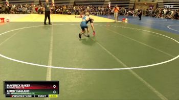 105 lbs Cons. Semi - LeRoy Haaland, LSH (LeSueur/Henderson) vs Maverick Baker, Mankato West