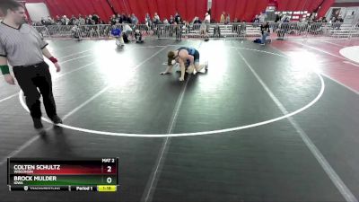 175 lbs Semifinal - Colten Schultz, Wisconsin vs Brock Mulder, Iowa