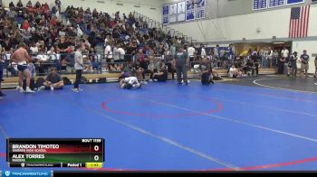 113 lbs Champ. Round 2 - Brandon Timoteo, Warren High School vs Alex Torres, Raiders
